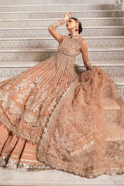 3 Piece Unstitched Embroidered Suit | BD-2804 Ash Pink